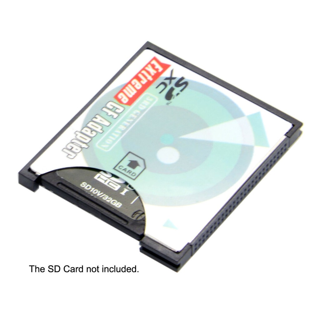 SD SDHC SDXC To CF Compact Flash Memory Card Adapter Reader SD to TF Card