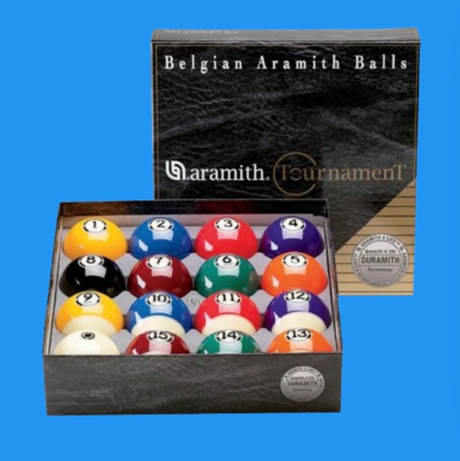 ARAMITH TOURNAMENT POOL BALLS   **    TOP NOTCH SET.