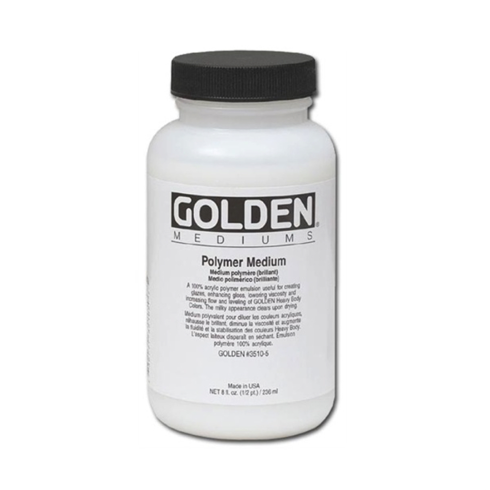 Golden Acryl Med 8 Oz Polymer Medium