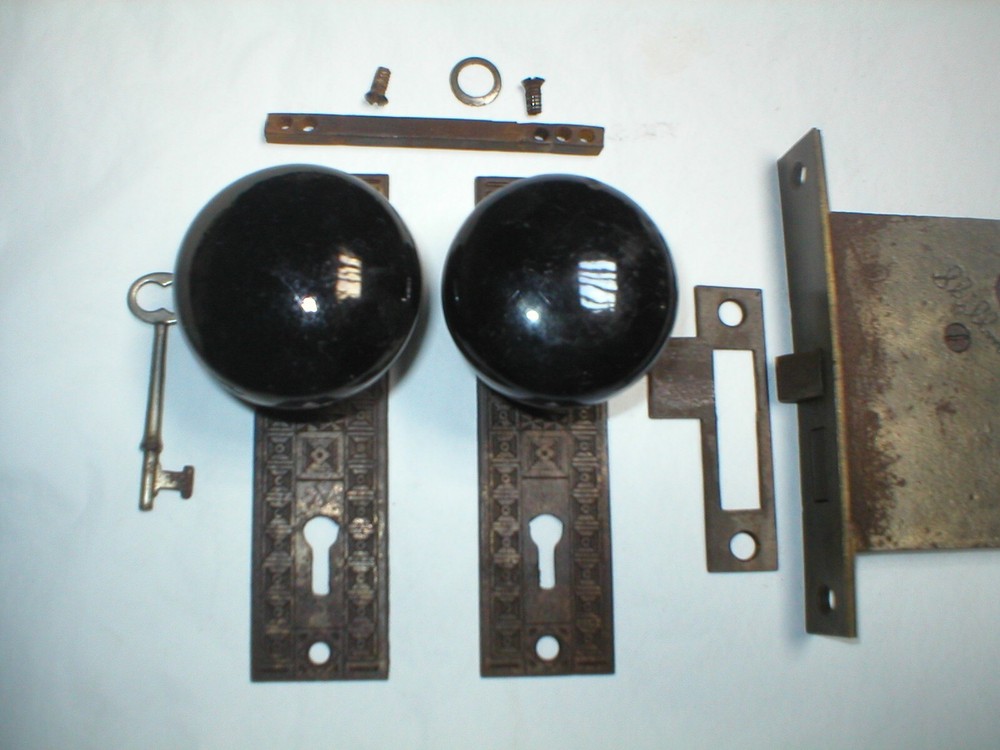 Antique Victorian Era Door Hardware