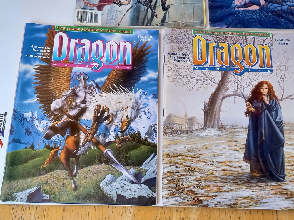 Dragon Magazine Lot TSR