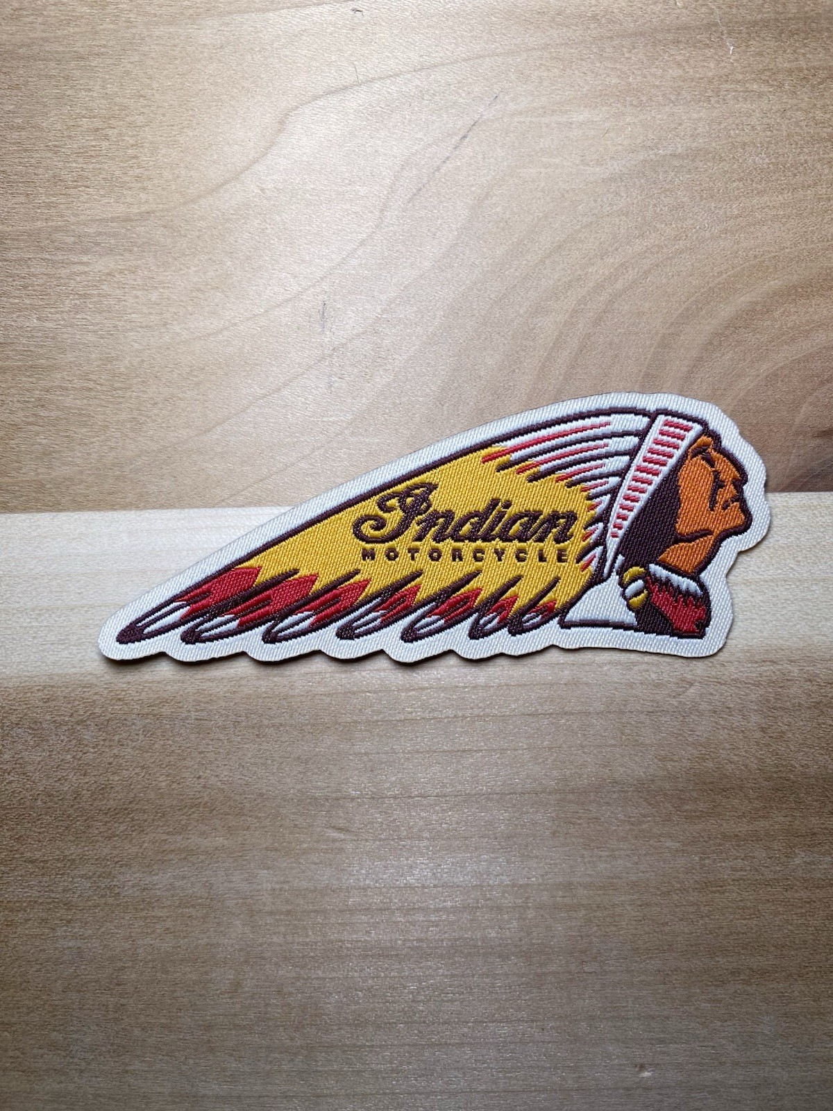 4” Indian Motorcycle Iron On Patch