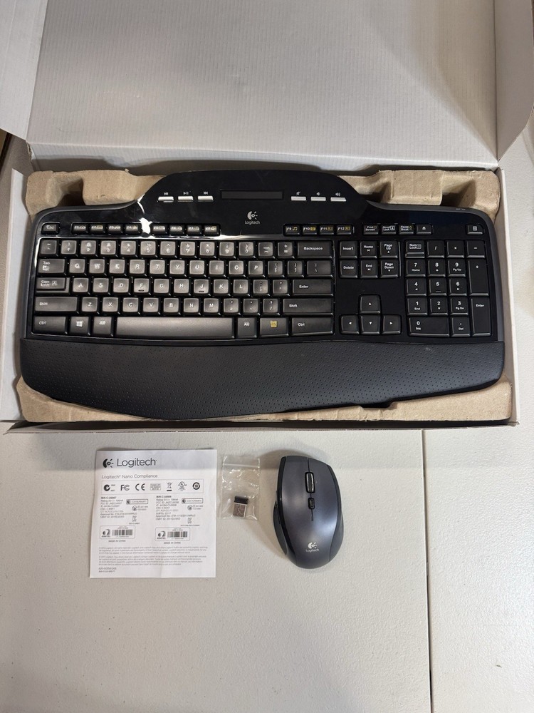 Logitech MK710 Wireless Keyboard Mouse Combo K710 M705 Unifying