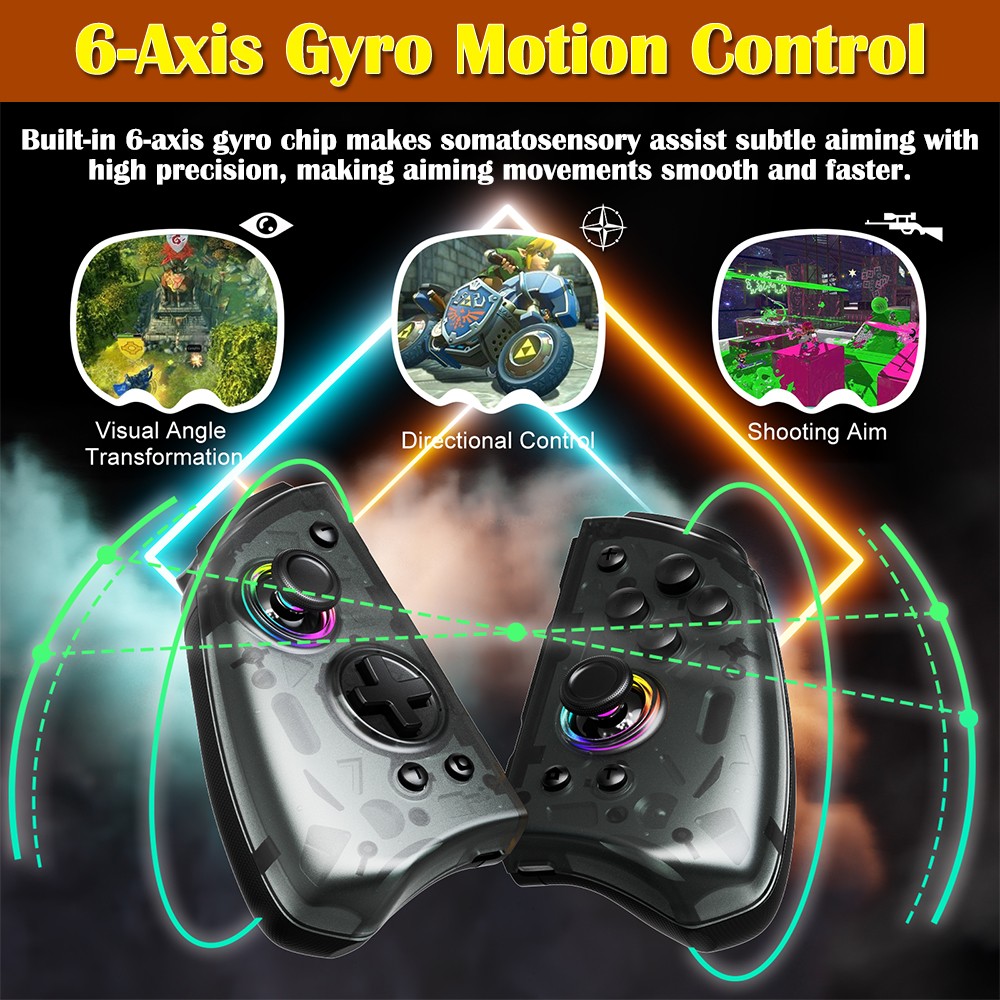 Wireless Joy-pad Controller for Nintendo Switch OLED Switch Lite IOS PC Mobile