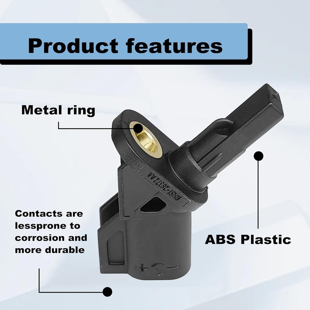Left OR Right Before The Abs Wheel Speed Sensor Compatible with Ford Focus C-Max