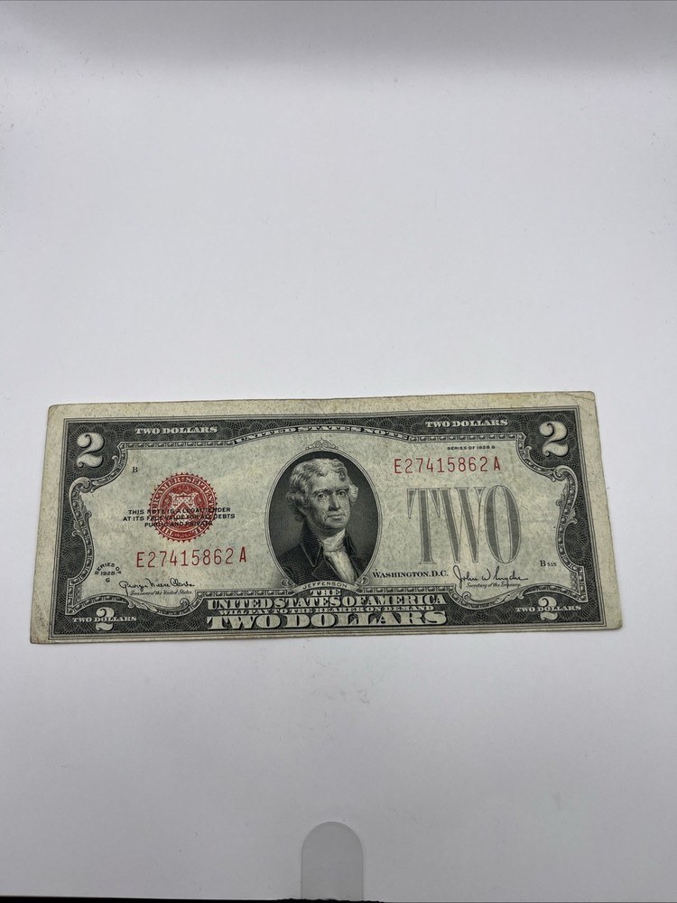 1928 G $2 Red Seal Note