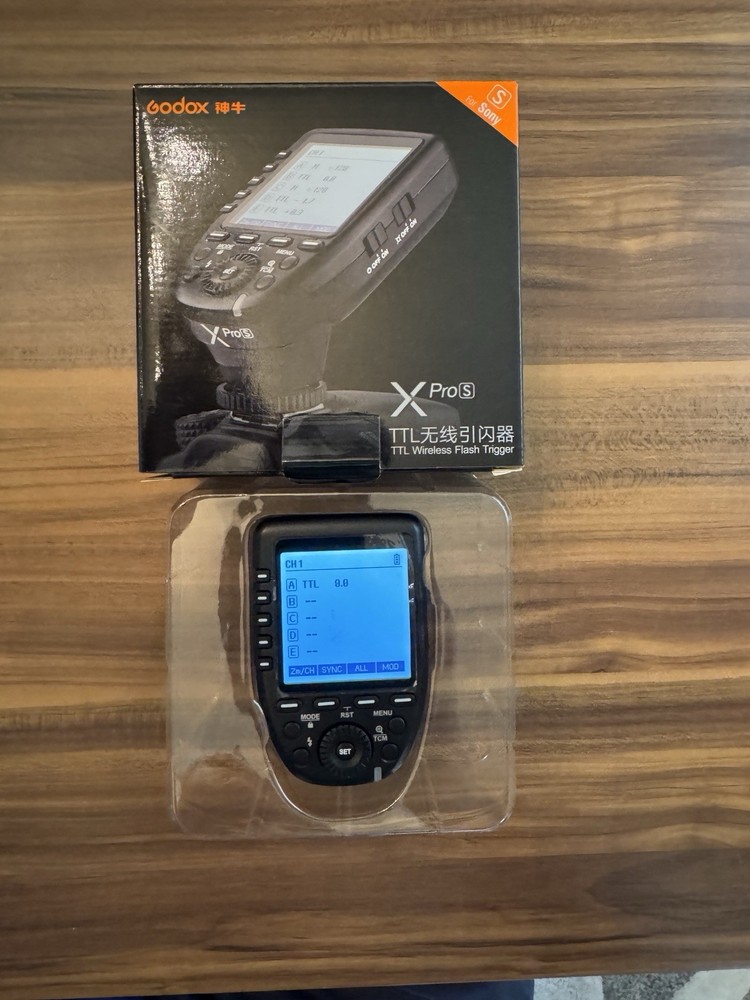 GODOX X PRO II S TTL WIRELESS FLASH TRIGGER FOR SONY - Lightly USED