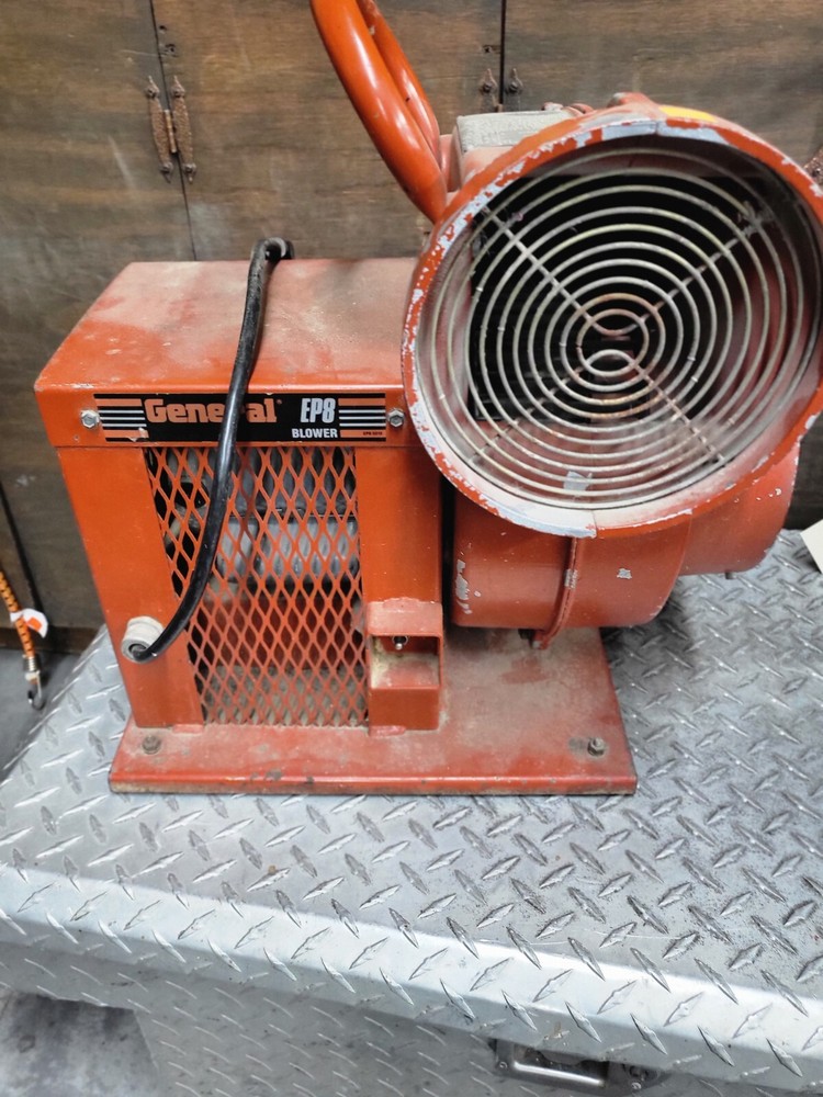 GENERAL ELECTRIC BLOWER, EP8, 8" DIAMETER