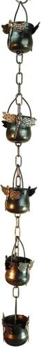 Decorative Iron Dragonfly Rain Chain