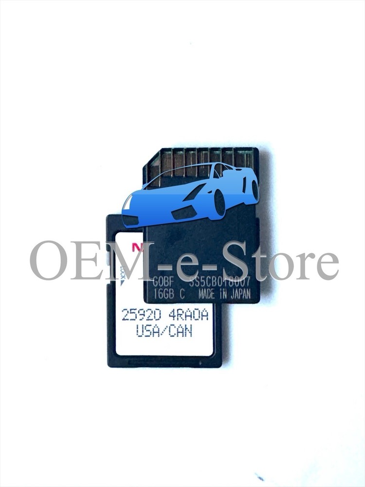 Genuine Navigation GPS DATA Memory SD Card U.S Map # 4RA0A Fit Some 2016 Maxima