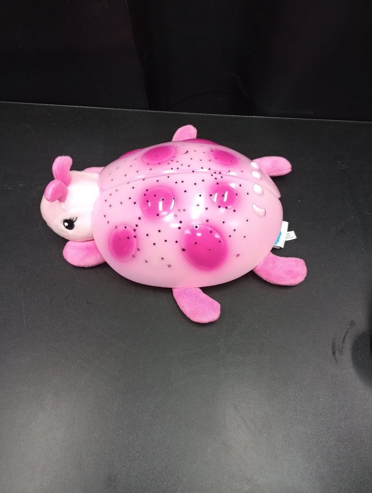 Cloud B Classic Twilight Pink Ladybug Multicolored Nightlight Works