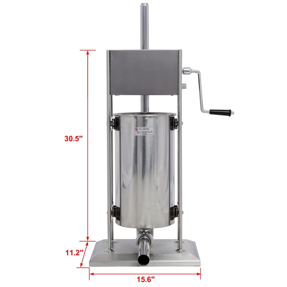Commercial Electric Sausage Stuffer 15L Stainless Steel Meat Food Maker Machine