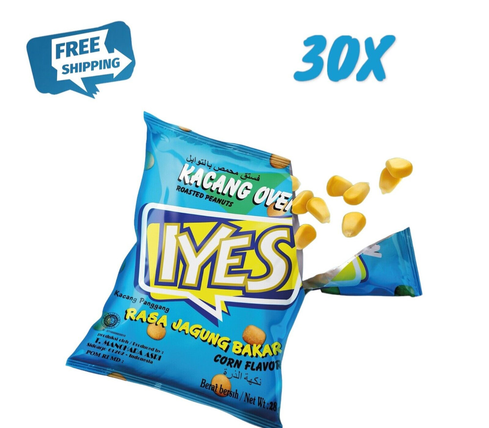 30X Packet  IYES Peanuts Corn Flavor (5 Gram) فستق بنكهة الذرة