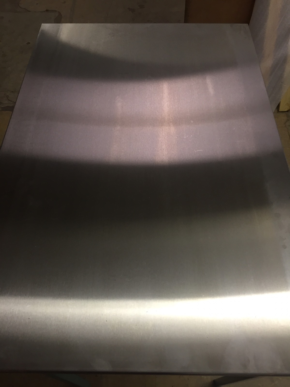 NEW HAMILTON Folding Leg Table Stainless Steel Top Heavy Duty 950S937 45x30x36"