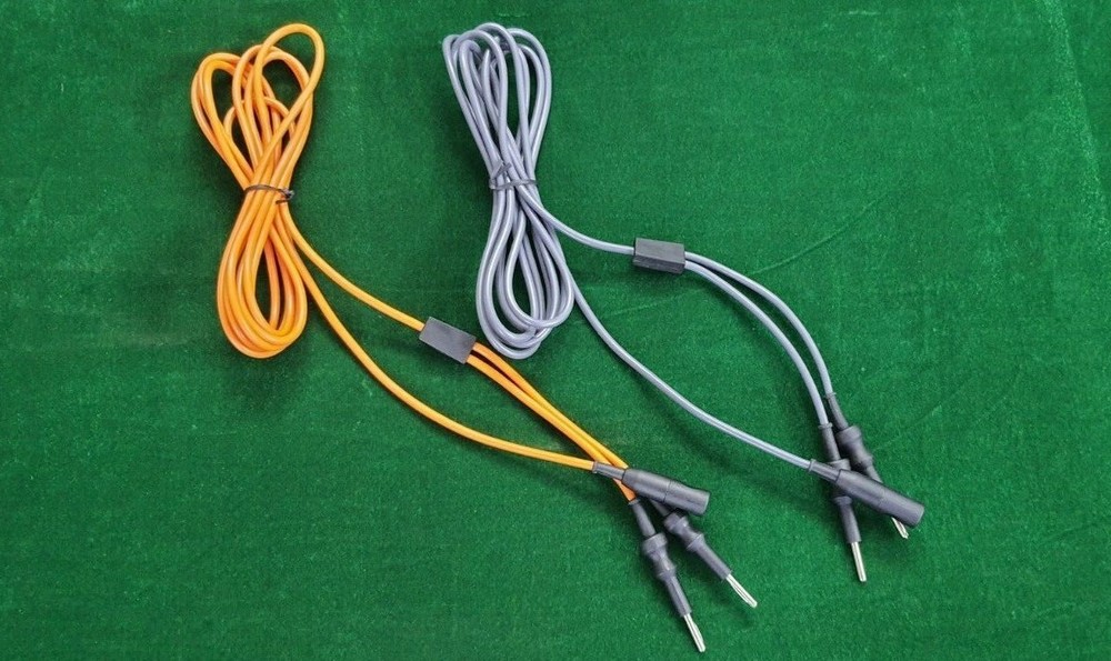 2pc Laparoscopic Bipolar Cable Endoscopy Laparoscopy Surgical Instruments