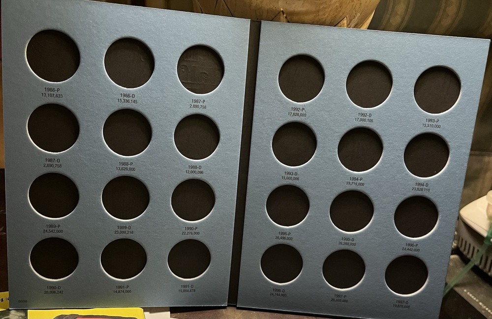 Kennedy Half Dollars #2: 1986-2003 - Official Whitman Coin Folder