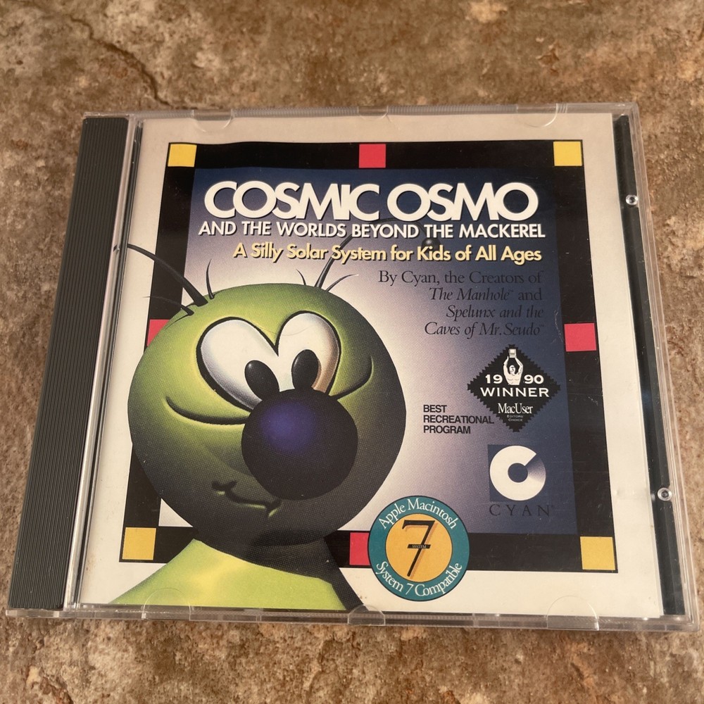 Cosmic Osmo and The Worlds Beyond The Mackerel MAC Computer Program Software