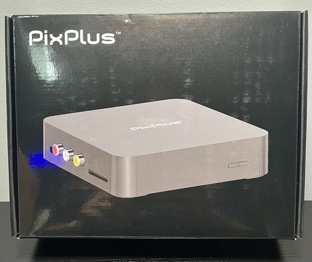 PixPlus Digital TV Converter Box Bundle with DVR & 64GB Built-In Memory