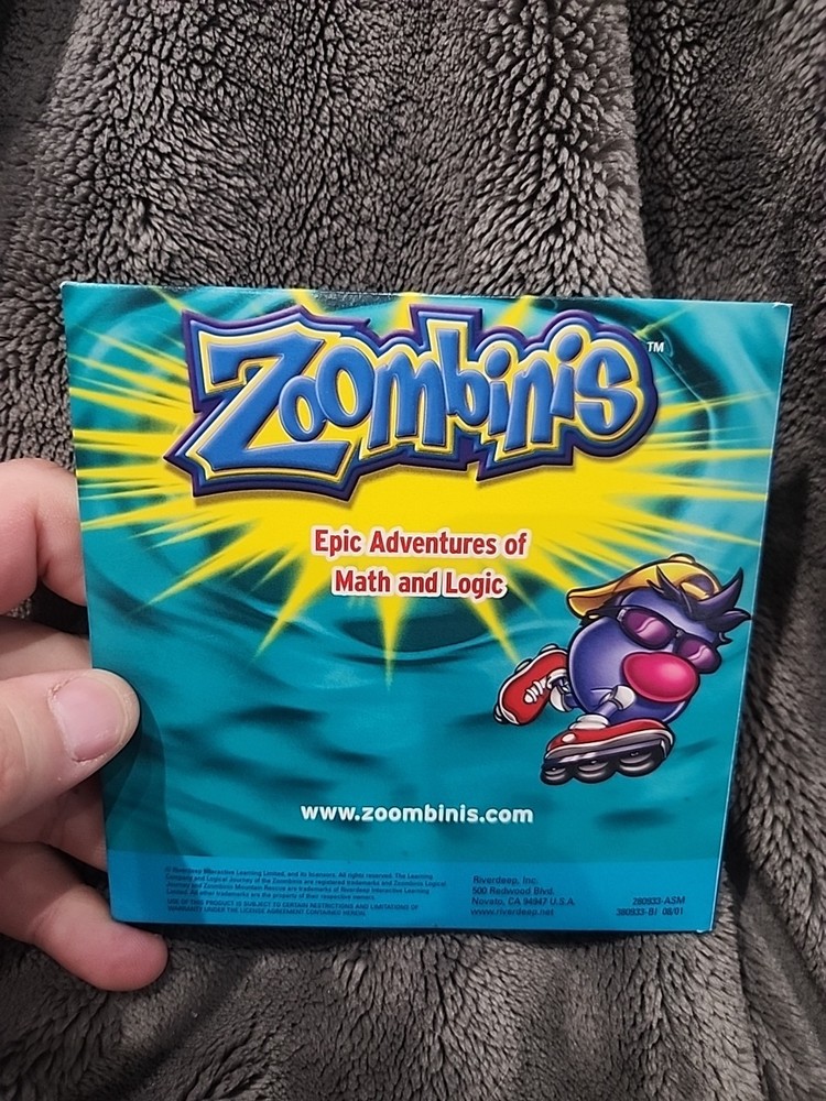 ZOOMBINIS LOGICAL JOURNEY Windows PC Computer CD-ROM Game Tested Works