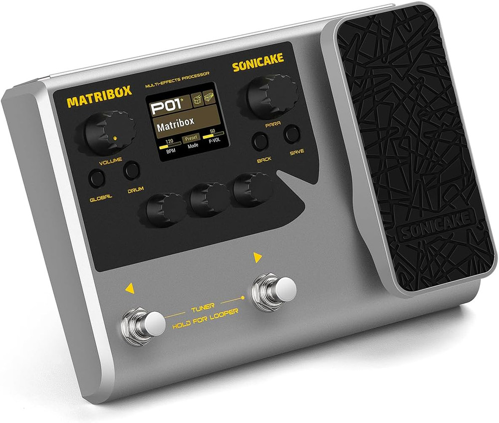SONICAKE Matribox - Guitar Multi Effects Processor with Expression Pedal