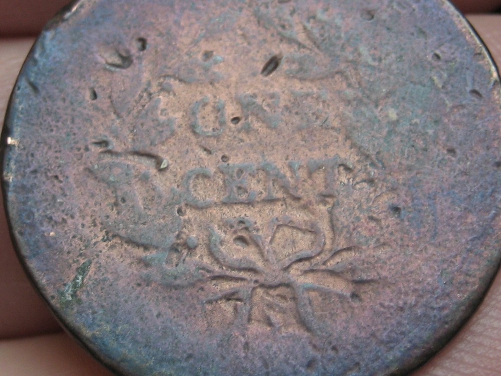 1796-1807 Draped Bust Large Cent Penny- With Stems, Toned