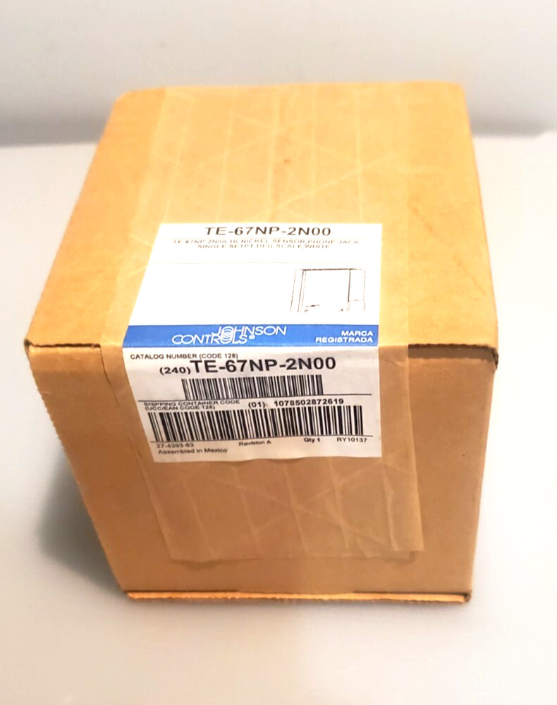 JOHNSON CONTROLS TE-67NP-2N00 Electronic Thermostat