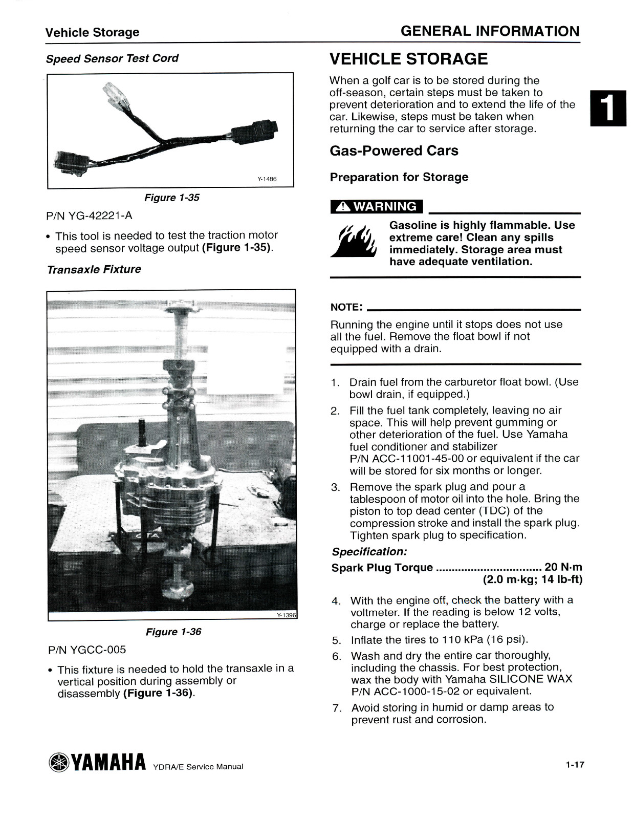 Yamaha Golf Cart Service Repair Manual For G2 G9 G11 G14 G16 G19 G20 G22 G29