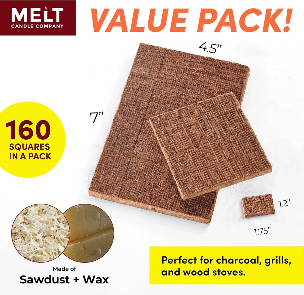 Fire Starter Squares 160pcs Tumbleweed