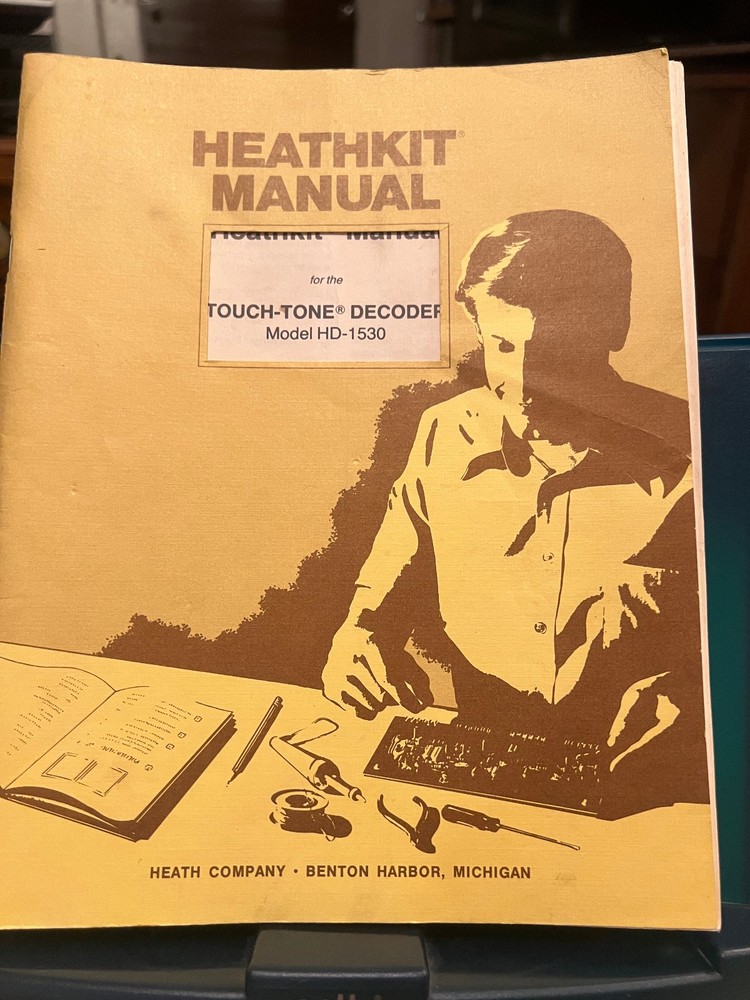 Heathkit HD-1530 Touch Tone Decoder w/ original manual Untested