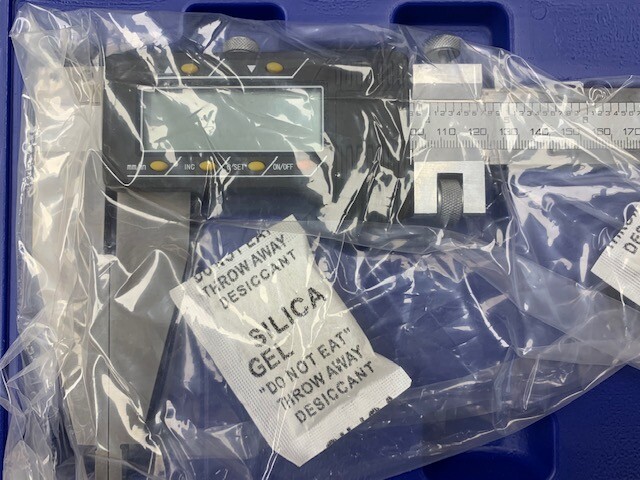 20" / 500MM LONG DIGITAL ELECTRONIC CALIPER 4" JAWS WITH FLAT ENDS