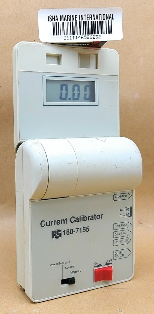 RS Precision Current Calibrator 0-20mA Source Simulator Tester 180-7155