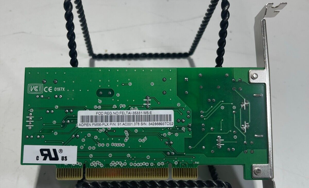 AOPEN ISA Modem Card 01091202 VER:2.0