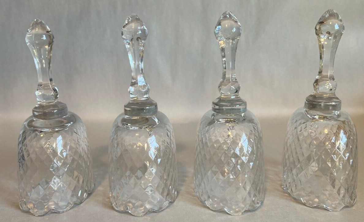 Vintage Fenton Bells Set of 4