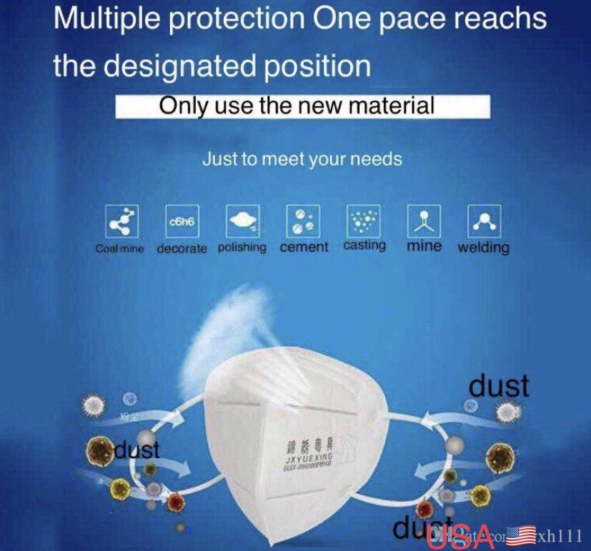 KN 90 Mask. 10 Pcs In A Package.