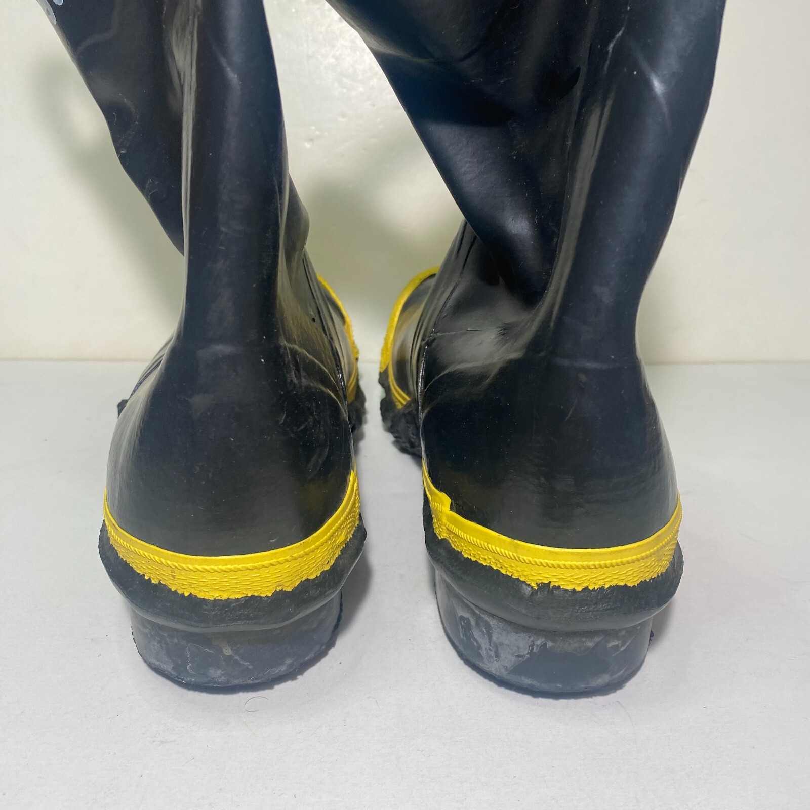 Ranger Rubber Co Firemaster Steel Midsole Boots Size 10 12" High USA