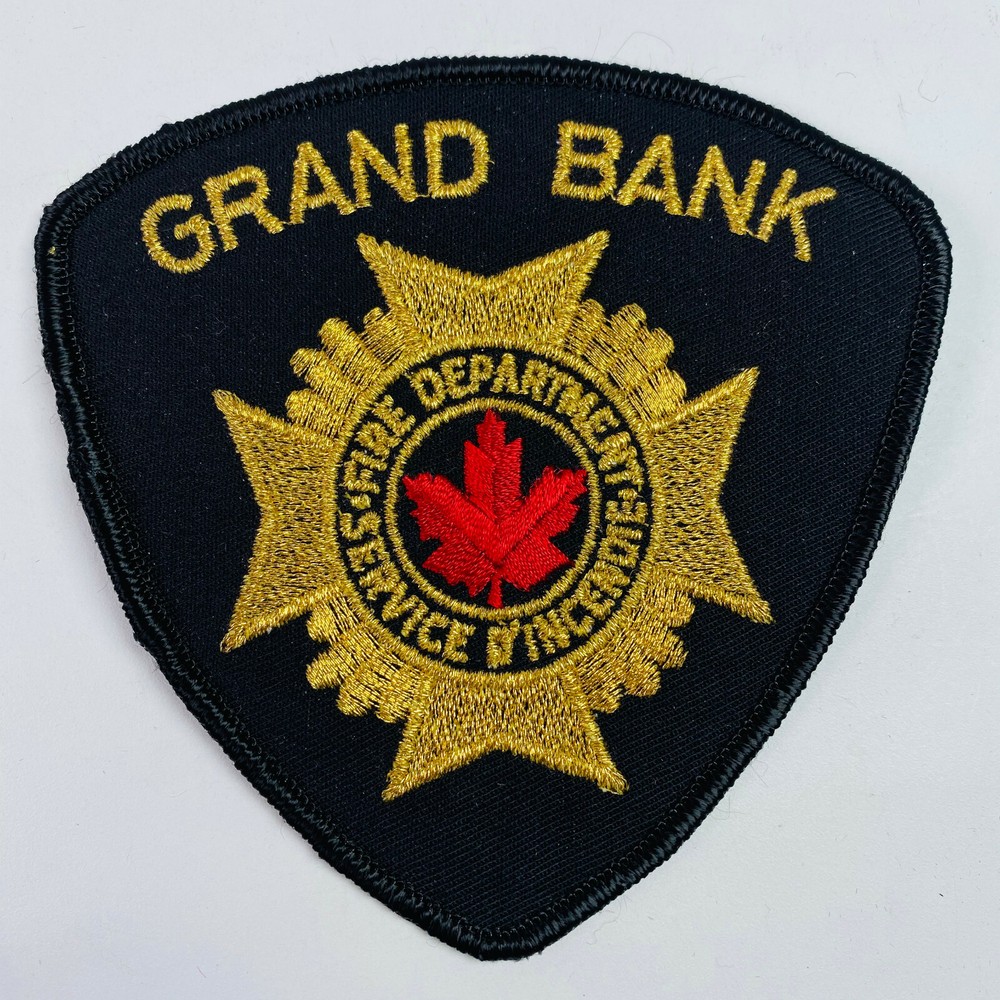 Grand Bank Fire Canada Patch E2