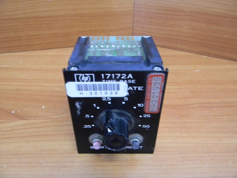 HEWLETT PACKARD TIME BASED INPUT SCANNER MODULE DC AMPLIFIER 17172A