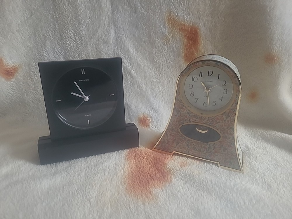 Two Miniature Clocks