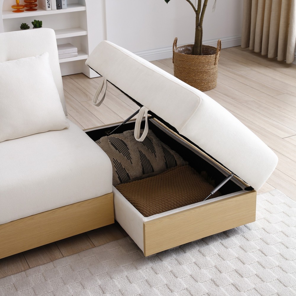 Convertible Sleeper Sofa Couch,Multifunctional Double Folding Sofa Bed,Storage