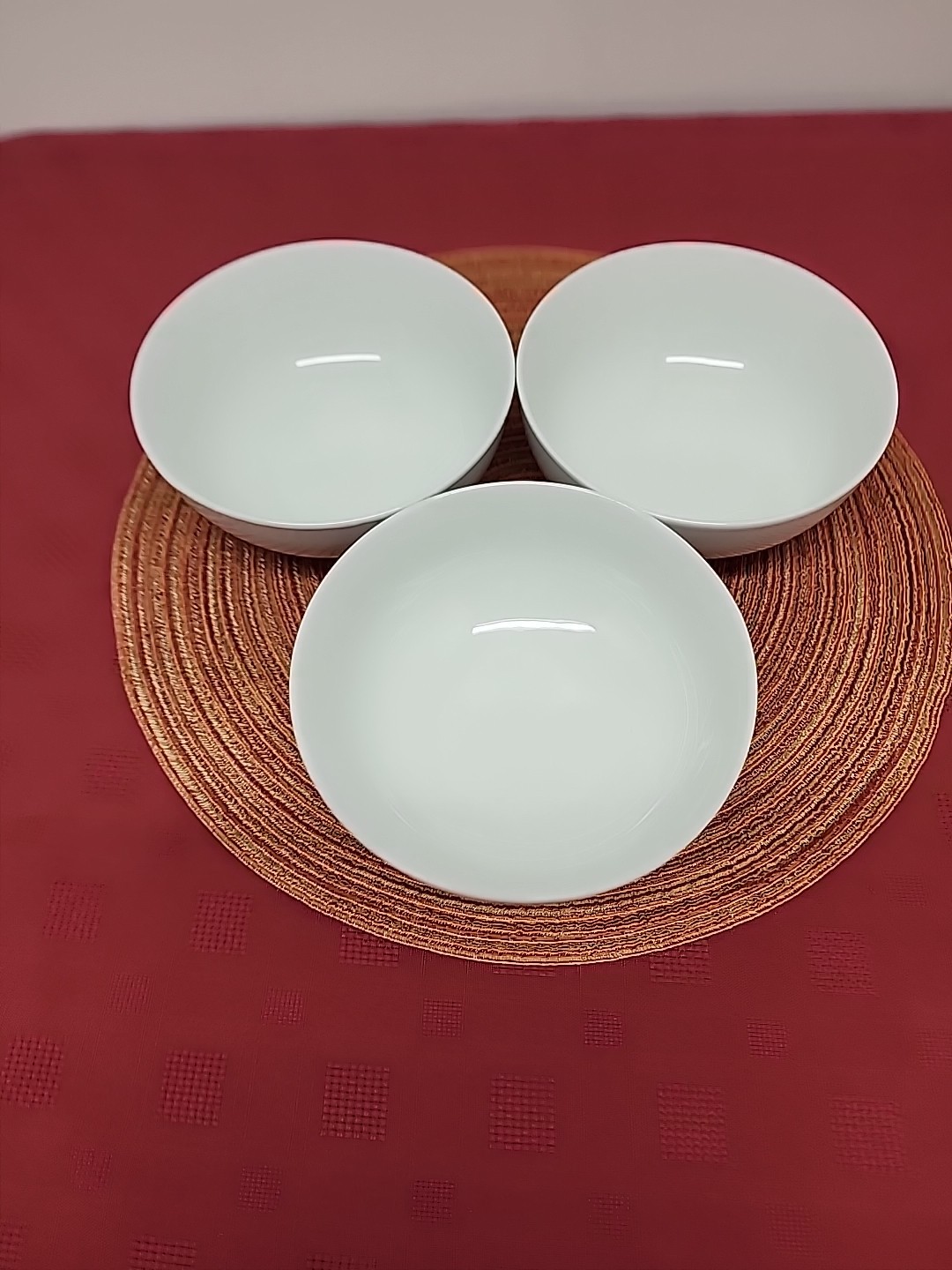 Fitz & Floyd Everyday White Coupe Soup/Cereal Bowls Set Of 3 6 ¼”