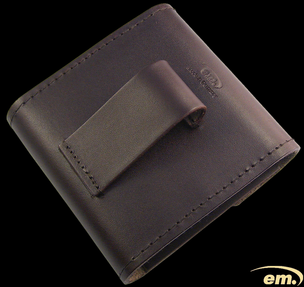 Leathern cartridge wallet for 7 large / 4 shells, brown