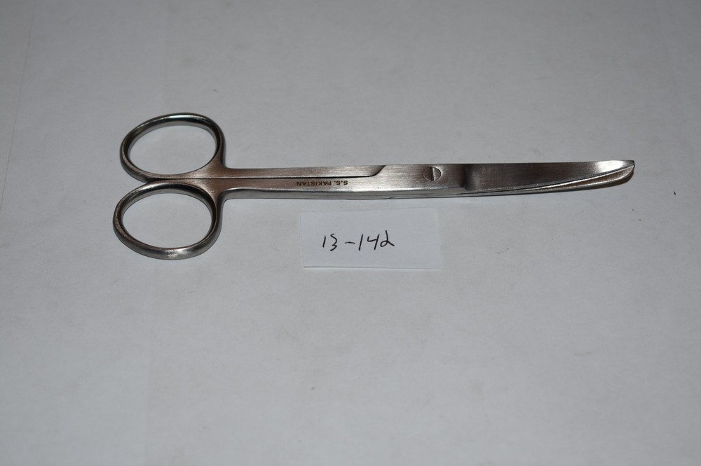 13-142 1 PC OPERATING SCISSORS 14CM CURVED SHARP BLUNT