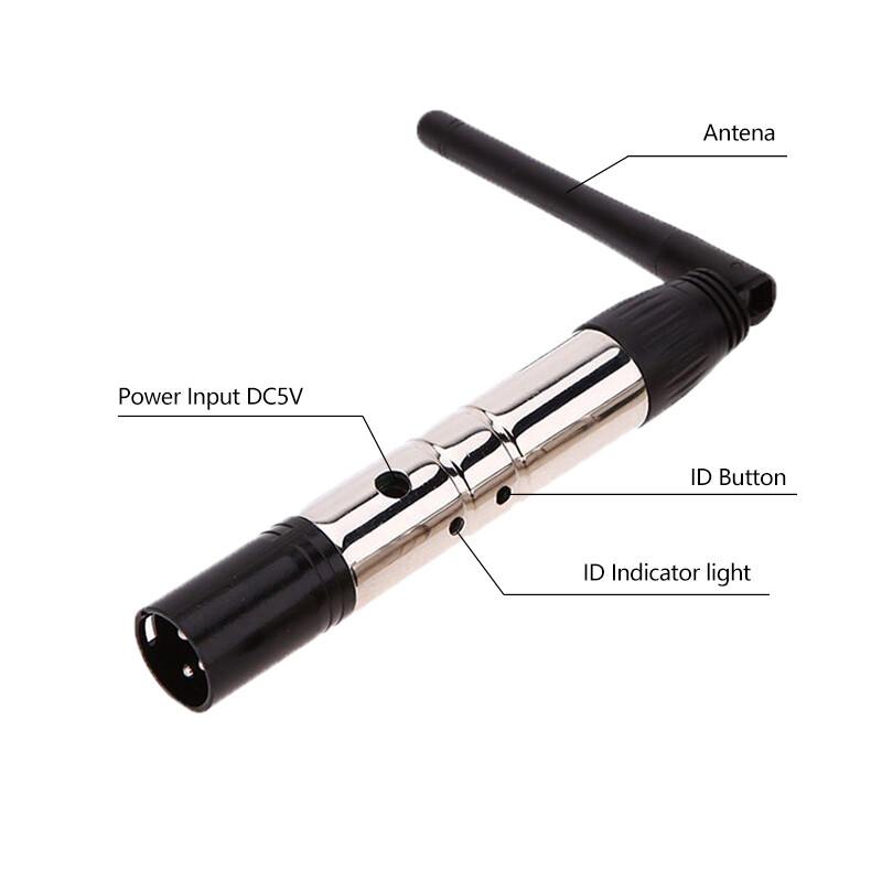 Wireless DMX Transmitter Receiver DMX512 Controller For DJ Disco Stage Lighting