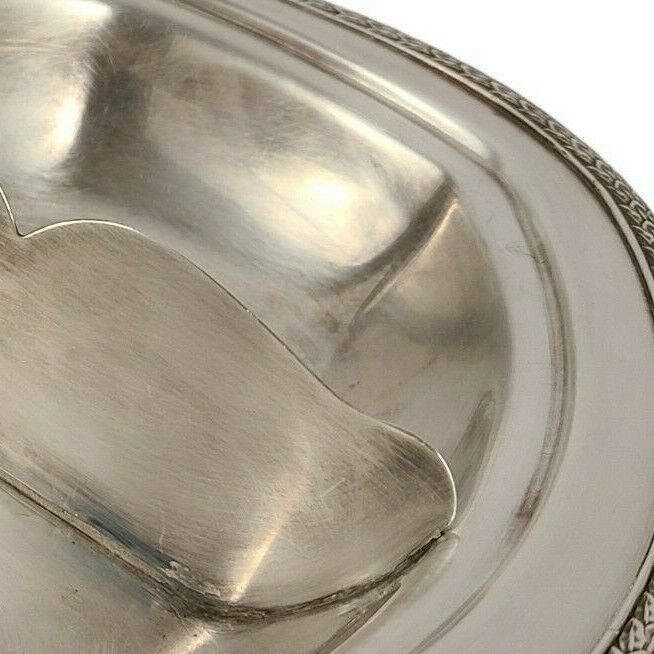 Vintage Silverplate Divided Bowl Oblong Rectangle Serving Dish - Keystonewear