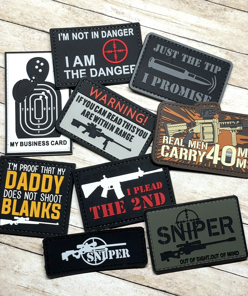 I Plead The 2nd PVC Patch - Gun Tactical Morale Patch - Assault Rifle AK47 Patch