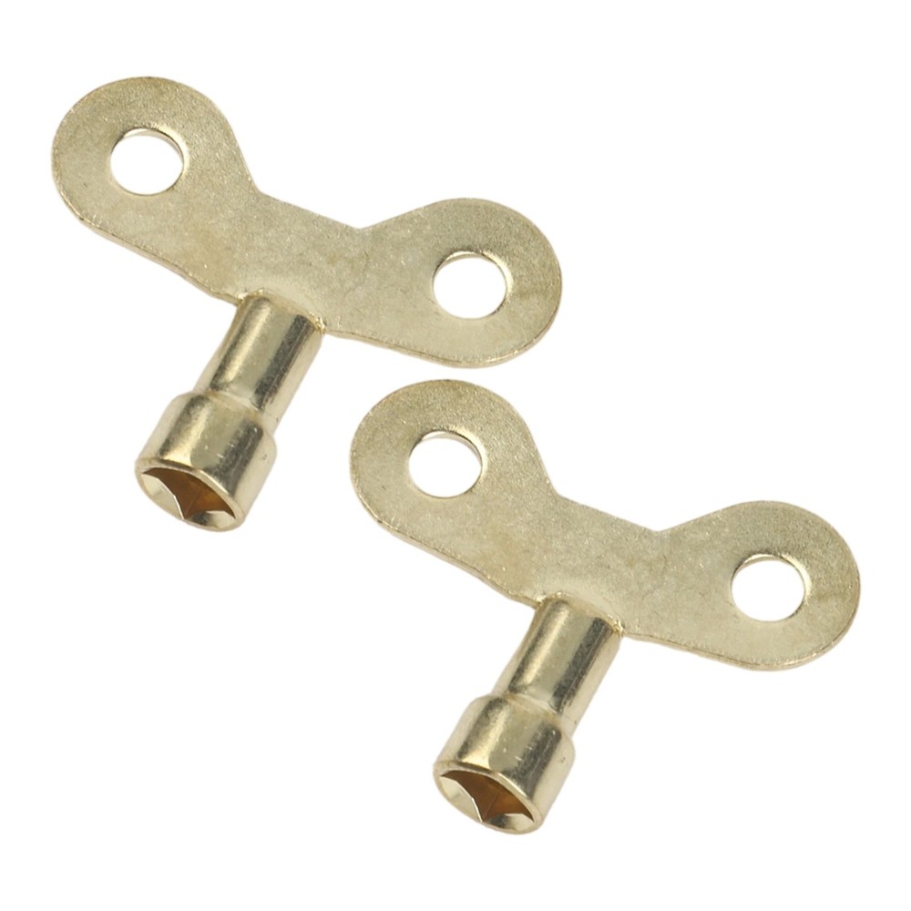 Compact Metal Radiator Bleed Keys No Tools Needed Easy Operation for Heaters