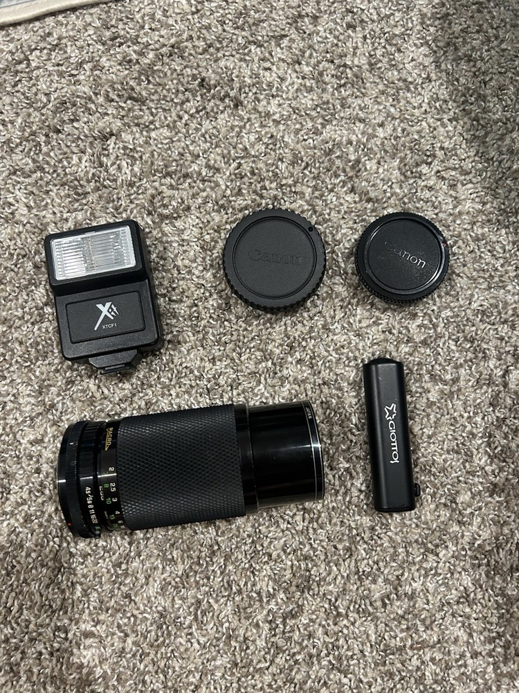 Camera Len And Other Mixed Camera Related Items Lot