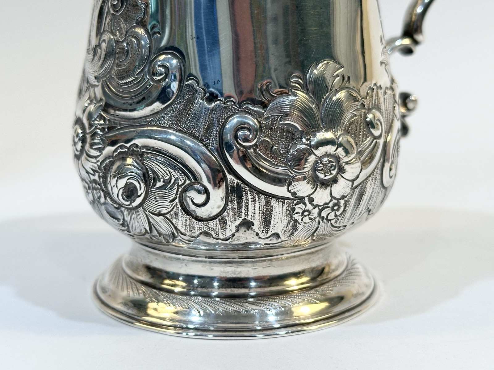 Antique 19th C Georgian Sterling Silver Mug London 1824 Edward Ferrell