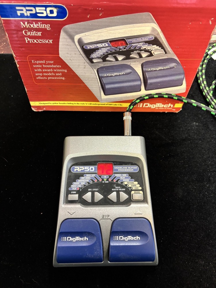 DigiTech RP50 Multi-Effect Modeling Guitar Pedal Processor w/box