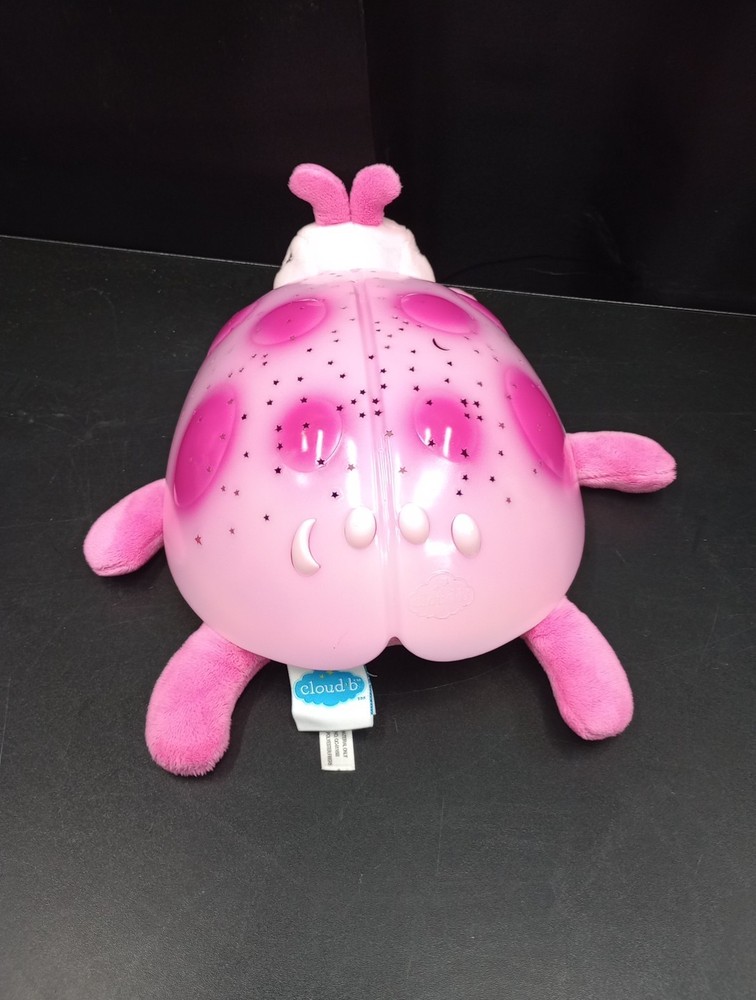 Cloud B Classic Twilight Pink Ladybug Multicolored Nightlight Works